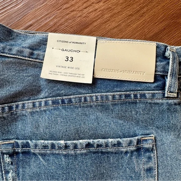 CITIZENS OF HUMANITY Gaucho Vintage Wide Leg In Oasis - Picture 10 of 14